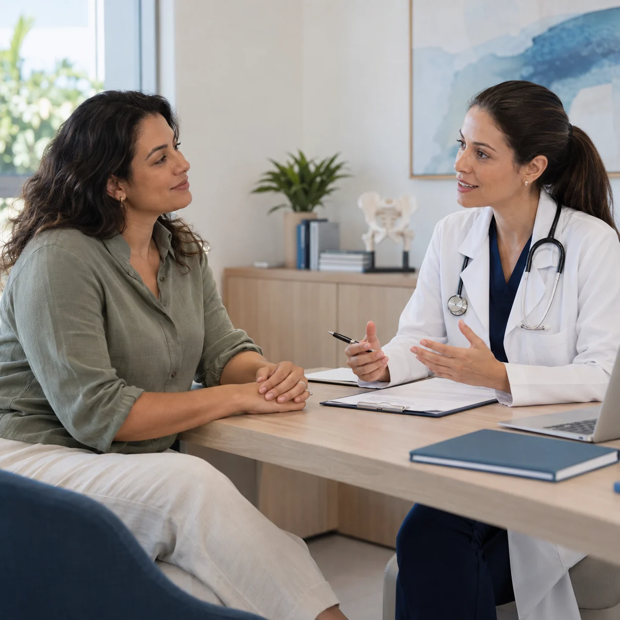 Consulta antes de cirurgia